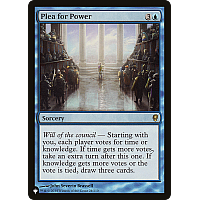 Plea for Power