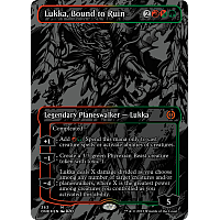 Lukka, Bound to Ruin (Oil Slick Raised Foil) (Borderless)