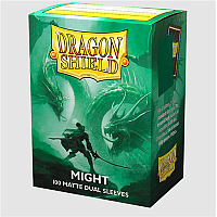 Might - Matte Dual Sleeves - Standard Size (100 Sleeves)