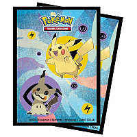 Pikachu & Mimikyu Standard Deck Protector Sleeves (65ct) for Pokémon