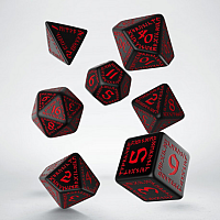 Runic Dice Black/Red (7)