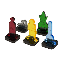 Terraforming Mars Acrylic Token Set (5)