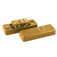 Gravity Dice: 2 D6 Dice Set - Gold