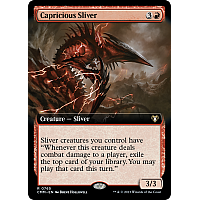 Capricious Sliver (Foil) (Extended Art)