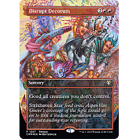 Disrupt Decorum (Foil) (Release Promo) (Borderless)
