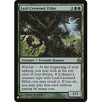 Leaf-Crowned Elder