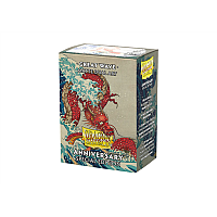 Dragon Shield Standard size Matte Dual Art Sleeves - Great Wave (100 Sleeves)
