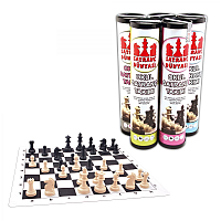 Chess set in tube: Star/Chess World - Large