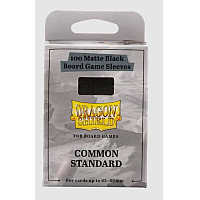 (63x88mm) Board Game Sleeves - Standard Black Sleeves