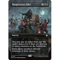 Blasphemous Edict (Foil) (Borderless)