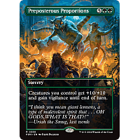 Preposterous Proportions (Foil) (Borderless)