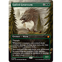 Quilled Greatwurm (Foil) (Borderless)