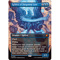 Sphinx of Forgotten Lore (Foil) (Borderless)