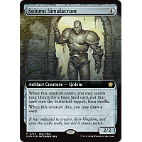 Solemn Simulacrum (Foil) (Extended Art) (Buy-a-box Promo)
