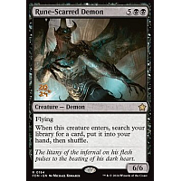 Rune-Scarred Demon (Foil) (Prerelease)