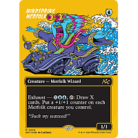 Mindspring Merfolk (Foil) (Borderless)