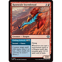 Runescale Stormbrood // Chilling Screech (Foil)