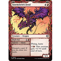 Stormshriek Feral // Flush Out (Foil) (Showcase)