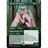 Bloomvine Regent // Claim Territory // Bloomvine Regent (Foil) (Borderless)