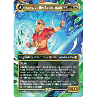 Aang, at the Crossroads // Aang, Destined Savior (Foil) (Borderless)