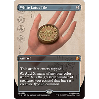 White Lotus Tile (Foil) (Borderless)