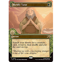 Worldly Tutor (Foil) (Showcase) (Borderless)