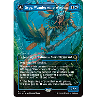 Sygg, Wanderwine Wisdom // Sygg, Wanderbrine Shield (Foil) (Borderless)