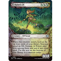Eclipsed Elf (Showcase) (Borderless)