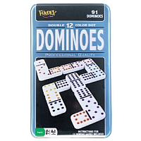 Dominoes - Double 12 Color Dot