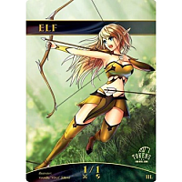 Tokens for MTG - Elf Token