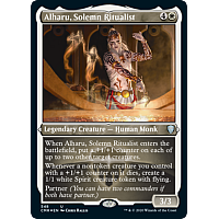 Alharu, Solemn Ritualist (Etched Foil)