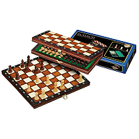 Chess/Schack- Travel set field 30mm (2702)