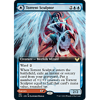 Torrent Sculptor // Flamethrower Sonata (Foil) (Extended Art)