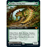 Blex, Vexing Pest // Search for Blex (Foil) (Extended Art)