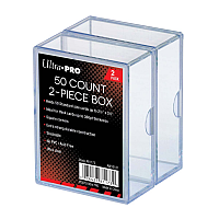 Ultra Pro 2-Piece 50 Count Clear Card Storage Box (2st)