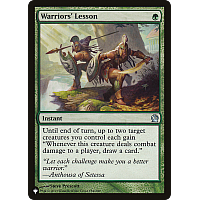 Warriors' Lesson (Foil)
