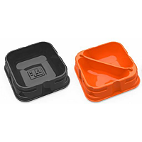 X-Trayz Black (set of 6)