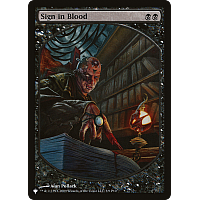 Sign in Blood (Foil)