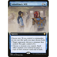 Sakashima's Will (Foil) (Extended Art)