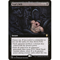 Szat's Will (Foil) (Extended Art)