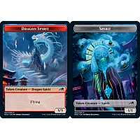 Dragon Spirit // Spirit (Foil) [Token]