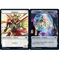 Samurai // Treasure (Foil) [Token]