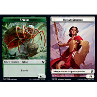 Spider // Human Soldier (Foil) [Token]