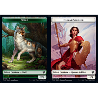 Wolf // Human Soldier (Foil) [Token]