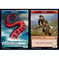 Tentacle // Satyr (Foil) [Token]