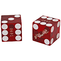 Retired Casino Precision Dice (pair) (Pensionerade casinotärningar)