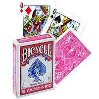 Bicycle Fuchsia Rider Back cards