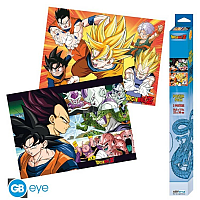 DRAGON BALL - Set 2 Chibi Posters - Saiyans (52x35 cm)