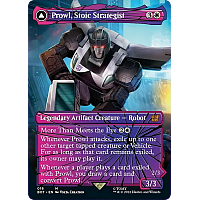 Prowl, Stoic Strategist // Prowl, Pursuit Vehicle (Foil) (Borderless)