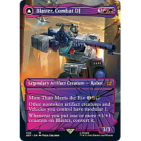 Blaster, Combat DJ // Blaster, Morale Booster (Foil) (Borderless)